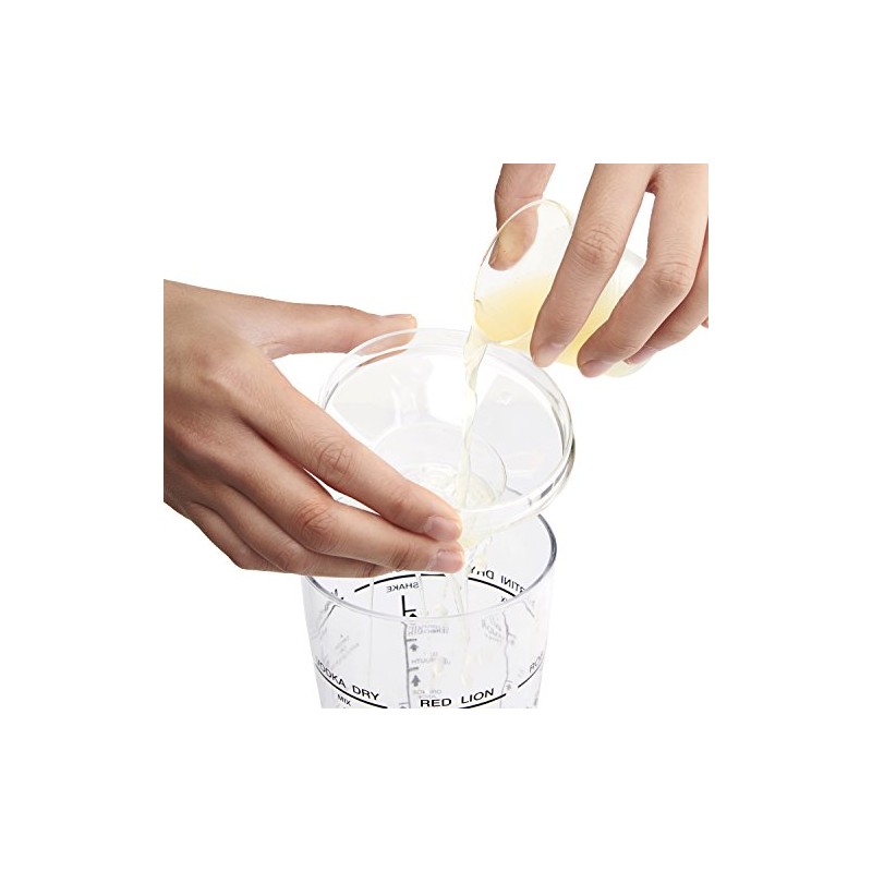 Avanti Acrylic Cocktail Shaker, 700 ml Capacity, Clear