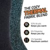 HOT FEET Thermal Socks for Men, Extreme Cold Weather, 2/4