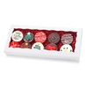 JOHOPACK 5pcs Cookie Boxes 12 x 5 x 1.5 Inch