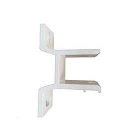 ALEKO Replacement Wall Mounting Bracket for Retractable Awnings - White Lot of 2