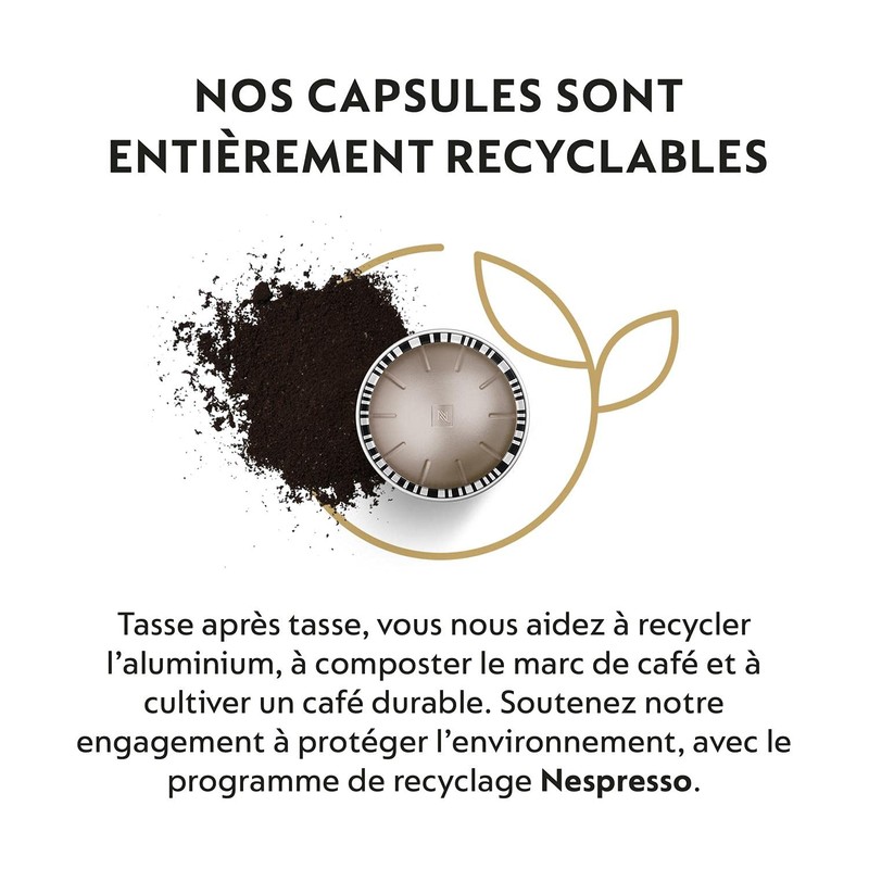 Nespresso Vertuo - 50 Arondio Capsules - Intensity 6 -