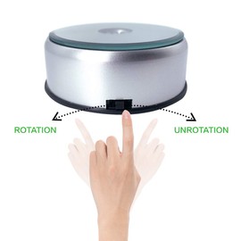 HAN'S LASER Rotating Colorful LED Light Base for 3D Crystal Glass Display-Round Mirror