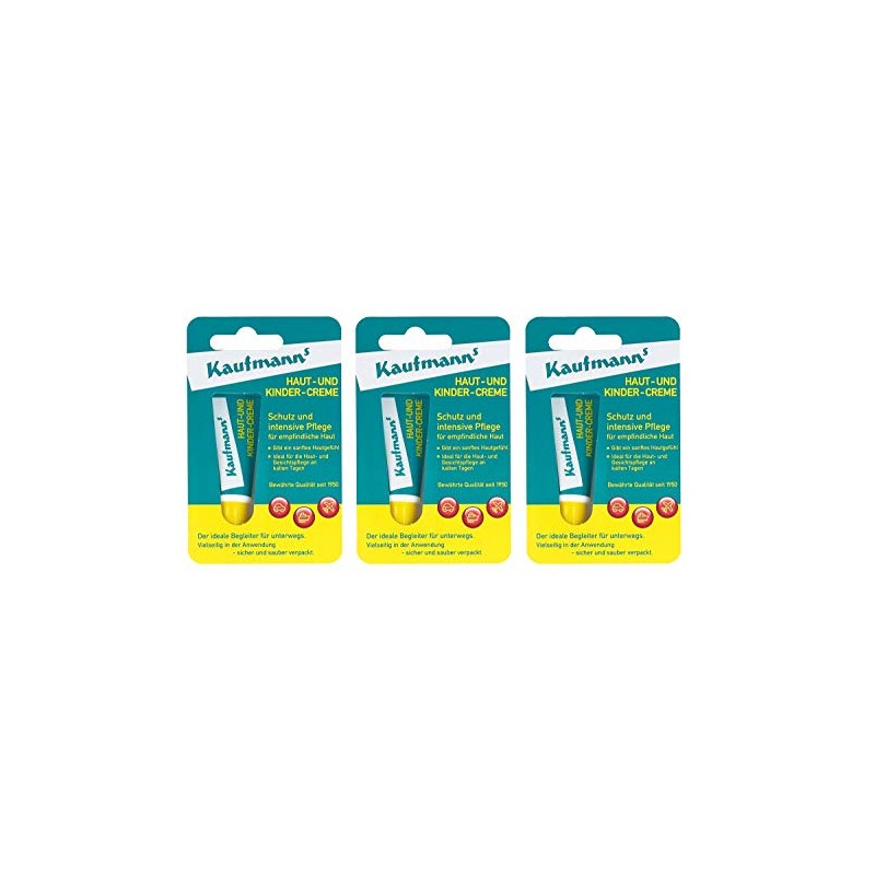 Kaufmanns Skin and Children's Cream Tube, Pack of 3 (3
