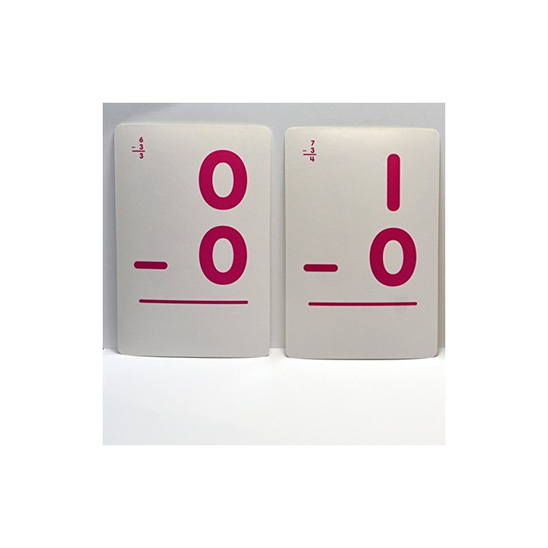 Bendon Subtraction Flash Cards Double Sided - 36 Count