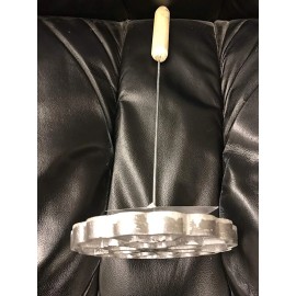 Unbranded no!no! Mexican Cast Aluminum Bunuelera Wood Handle Mode para hacer bunuelos 5...