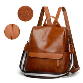 brown backpack