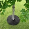 Rubberific 24" Rubber Mulch Tree Ring - 3 Pack (Black)
