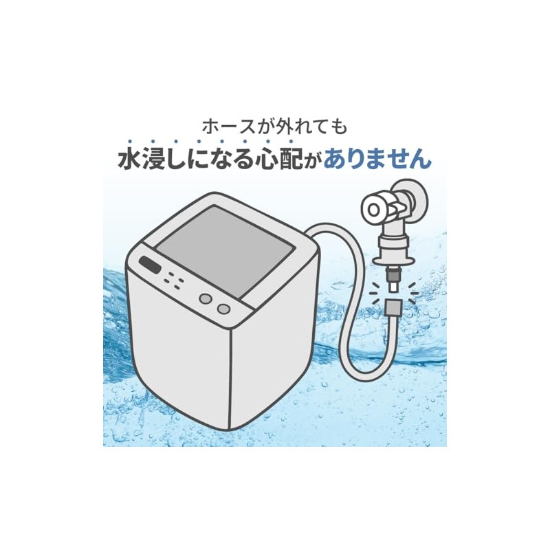 TOTO TW11RF Washing Machine Faucet (with Emergency Water Shut-off Valve)