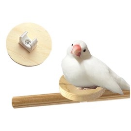 Perch Step, Perfect for Mochi Sleeping, 3 Types of Step to Attach to Perch, Comes with Perch, Perfect for Small to Medium Parakeets