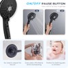 Ryamen Dual Shower Head Combo, 8'' High Pressure Rain Shower
