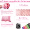 Esponja Red Africana Auténtica Exfoliante Baño Corporal Accesorios Ducha Rosa