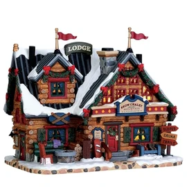 Lemax Vail Village Lighted Building: Apres-Ski Lodge, Porcelain