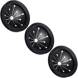3 Pcs Garbage Disposal Splash Guards Sink Baffle Disposal Replacement Multi-function Drain Plugs food Waste Disposer Accessories for Whirlaway, Waste King and GE Models (3.1inch)