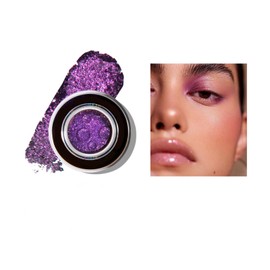 Makeup Palette Glitter Eyeshadow Cosmetics, Glitter Eyeshadow, Glitter Eyeshadow Palette For Girls, Planet Shape Fluorescent Powder (Purpurin)