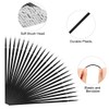 LOPHE 200Pcs Micro Applicator Brushes, Disposable Applicator Eyelash Extensions Mascara