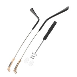 LALAFINA Metal Glasses Replacement Temple Arms Non Slip Lightweight Eyeglass Arm Legs for Spectacle Repair Comfortable Durable Gold Memory Metal