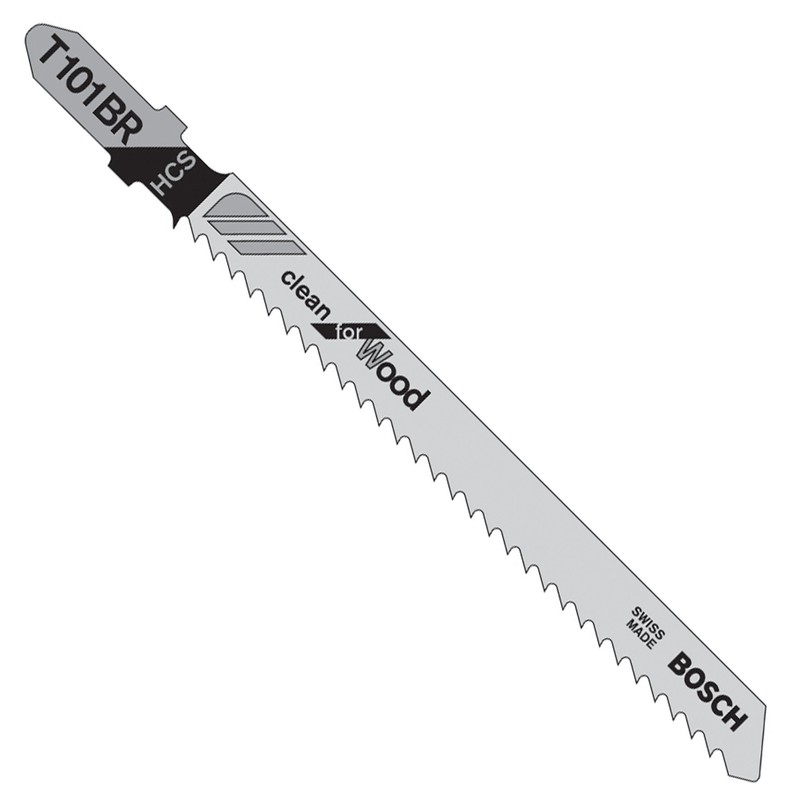 Bosch T-101BR Jigsaw Blades for Carpentry 5 Piece Set