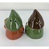 Cracker Barrel Fall Gnome Pumpkin Mini Salt & Pepper Shakers