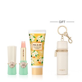 (Planning) Cat lip balm hand cream set (+lipstick pouch key ring) 03. Woody Musk / (기획) 고양이 립밤 핸드크림 세트 (+립스틱 파우치 키링) 03. 우디 머스크