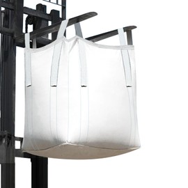 10Pack Aolikebao FIBC Bulk Bag One Ton Bag 35.4"L x 35.4"W x 43.3"H 3300lbs SWL Safty Factor 3:1 Duffle Top Flat Bottom Woven Polypropylene Bags (10)