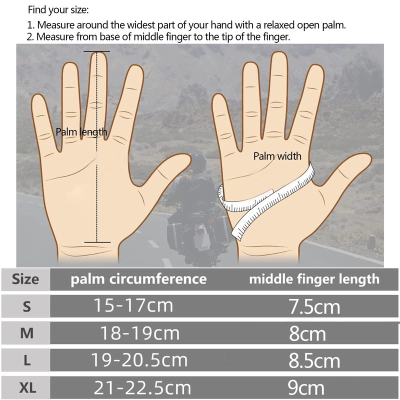 HYX Unisex Winter Gloves Waterproof Windproof Touch Screen Non-slip Grip