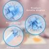 6 PCS Blue Pull Bows for Gift Wrapping 6″ Wrap
