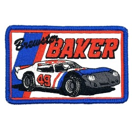 Unbranded Brewster Baker Six Pack Kenny Rogers NASCAR Racing Patch Vintage Retro Style