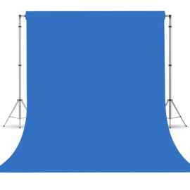 TERSUM Royal Blue Backdrop, Photo Booth Portrait Photography Backdrops, Studio Blue Screen Backdrop for Photoshoot Streaming Video Shooting, Blue Photo Backdrop 5x7ft