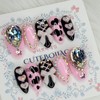 Mass-produced landmine cosplay handmade nail tips - Oval L /