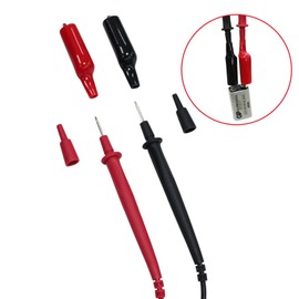 UNI-T UT210e - Mini medidor de abrazadera y pinzas eléctricas de cocodrilo, medidor de amplificador AC/DC, multímetro de abrazadera True RMS 2000 abalorio probador de voltaje probador de continuidad