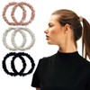KEWUF 6 Pcs haargummi damen, scrunchies, Scrunchies Haargummis Seide Satin
