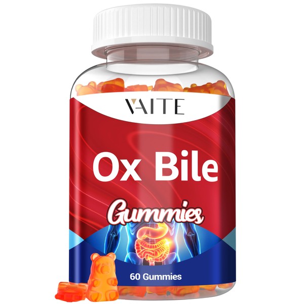 VAITE Ox Bile Gummies – 500mg Digestive Support for Gallbladder