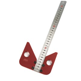 CarAngels Woodworking Center Gauge, Center Scoya, 45° Scoya, 45 Degree Ruler, Right Angle Scoya, Marking Guide, Carpenter Injury Tool