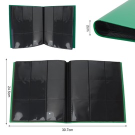 Trading Card Album, Sinwind Premium 9 Pocket Scrapbook, Trading Card Albums with 360 Card Capacity