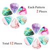 Cheliz 12-pack 0.71mm Stylish Colorful Celluloid Guitar Picks Plectrums for