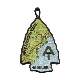 Appalachian Trail Patch - Mileage Accomplishment Patch - Choose 10,20, 30 ..100