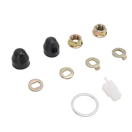 M14 Nuts Washer Kit Bicycle Hub Motor Nuts Kit Steel Bicycle Hub Motor with 14mm Shaft for Electric Bikes Scooters