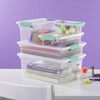 Sterilite Medium Clip Storage Box, Clear (pack of 4)