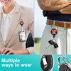 Akkya ID Badge Holder with Lanyard and Retractable Badge Reel