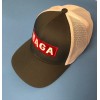 Pacific Headwear MAGA Embroidered Trucker Hat Graphite Color