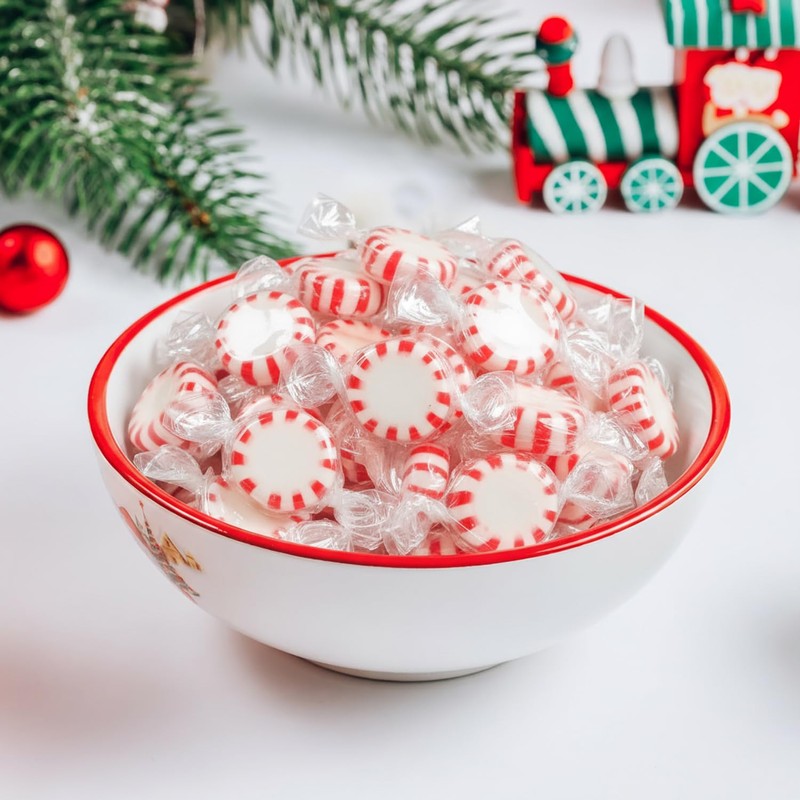 Bulk Starlight Peppermints Candy - 5 Pound Individually Wrapped Christmas