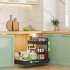 YunNasi 2 Tier Cupboard Organiser Kitchen Extendable White | Base