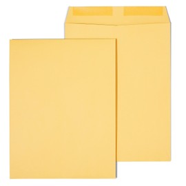 Staples 534743 Gummed Flap Kraft Catalog Envelopes 9-1/2-Inch X 12-1/2-Inch Brown 100/Bx