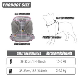 AIMALL Kitten Dog Cat Walking Harness Lead Leash Collar Pet Vest Mesh Adjustable - Breathable, Comfortable Walking Lead Collar, Perfect for Outdoor Use, Available in S and M Sizes