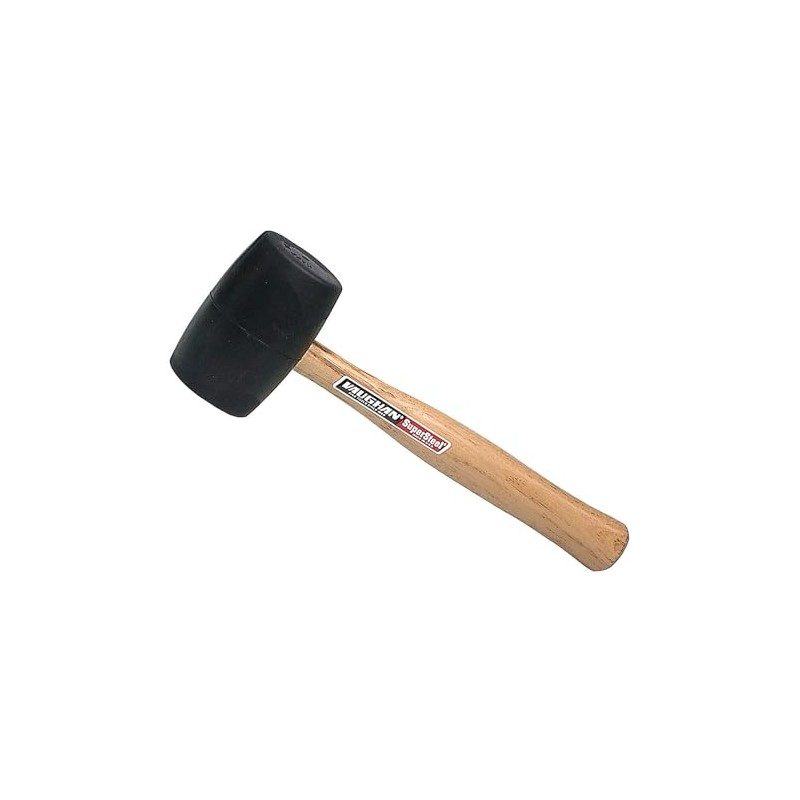 Vaughan 574-31 RM2B Solid Rubber Mallet with 2-1/4-Inch Face Diameter,