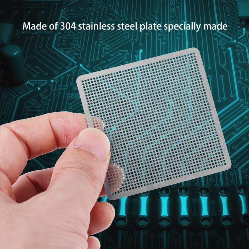 27Pcs Universal Directly Heat BGA Reballing Net Stencils Templates For