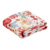 All American Collection 3 PC Floral Printed Red and Beige
