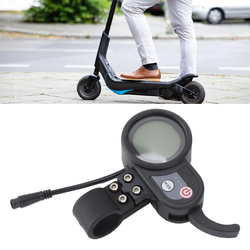 Electric Scooter LCD Display Panel 36 to 60V ABS Blue