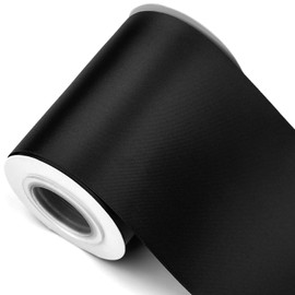 Humphrey's Craft 4 Inch Black Double Faced Satin Ribbon - 10 Yards Variety of Color for Crafts Gift Wrapping Cutting Ceremony Decoration Sewing Chair Sash Wedding and Dining Tables.