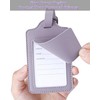 Teskyer Pack of 4 Suitcase Tags, Suitcase Tags, Air Travel,